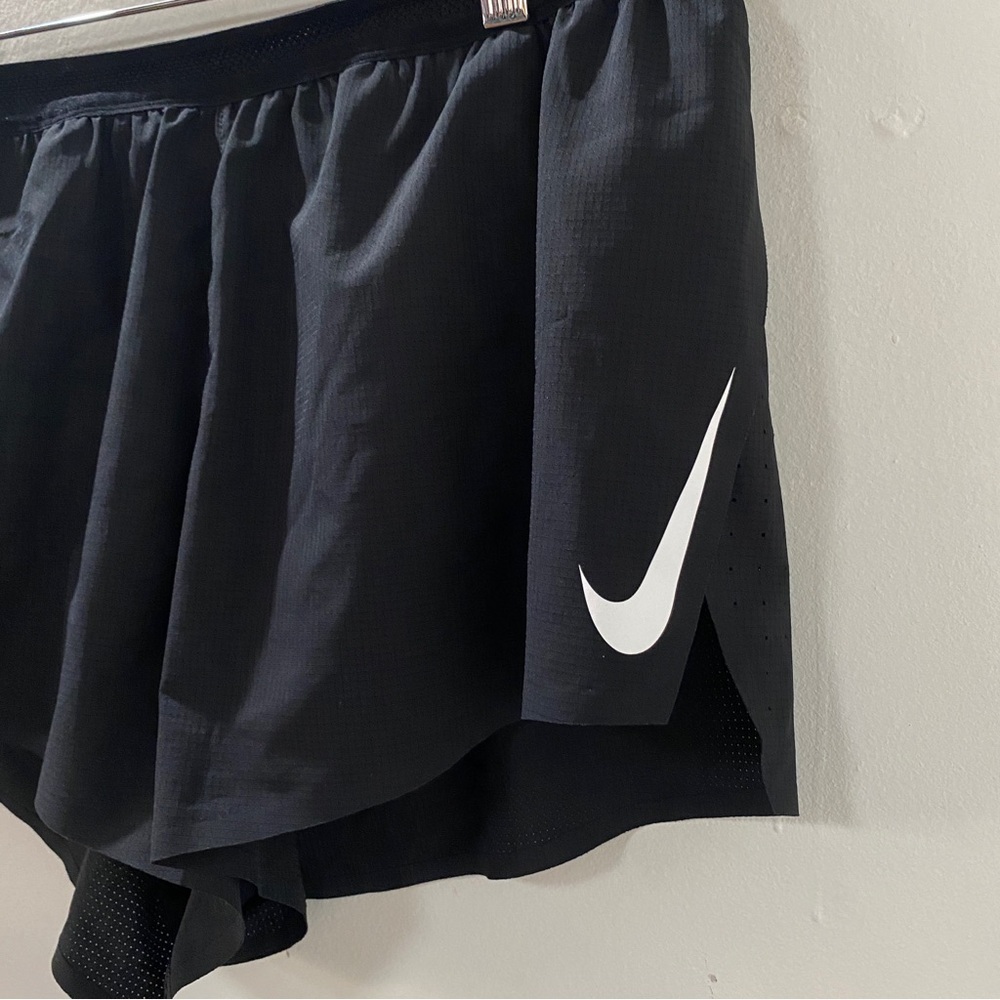 NIKE AeroSwift Dri-FIT ADV 2" Inseam Running Shorts Men's XL CJ7837 Black - Picture 3 of 7